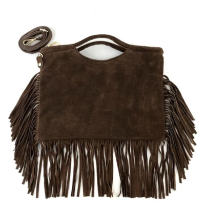 AVANTGARDE - SELMA MEDIUM SUEDE FRANGE 