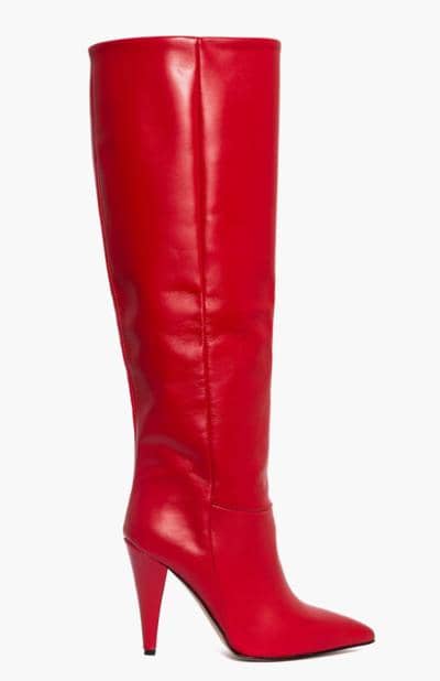 ALESSANDRO COLLECTION - Красные роскошные сапоги 