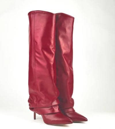 AZ COLLECTION ITALY  - Elegant Red Boots