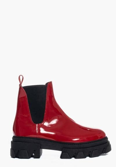 ALESSANDRO COLLECTION - Яркие красные сапоги 