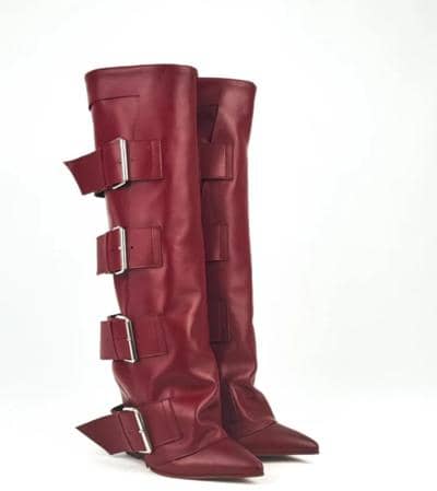 ALESSANDRO COLLECTION - Элегантные сапоги с пряжками 