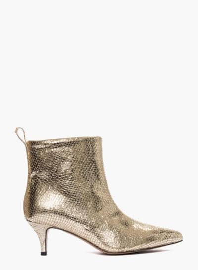 ALESSANDRO COLLECTION - Botines dorados glamurosos 