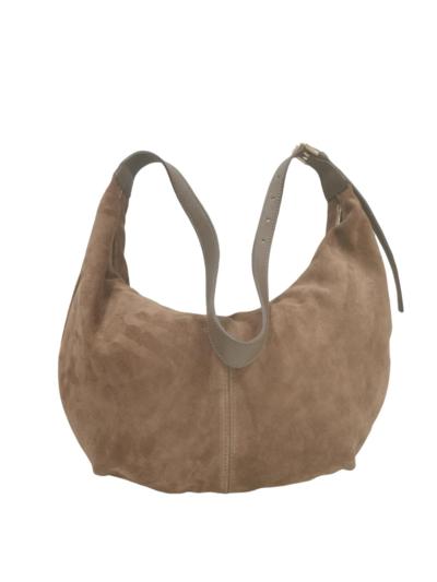 Italian suede hobo bag for resellers wholesale