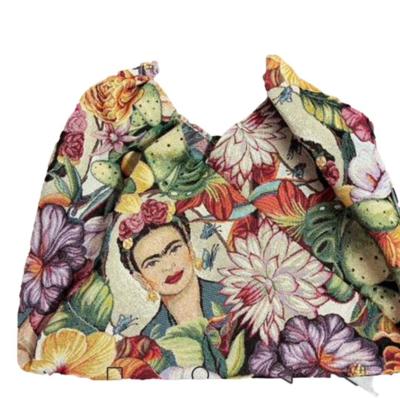 BAGOO e FI - Гобеленовая сумка-тоут ручной работы 