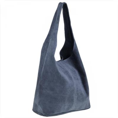 Italian suede hobo bag for resellers wholesale