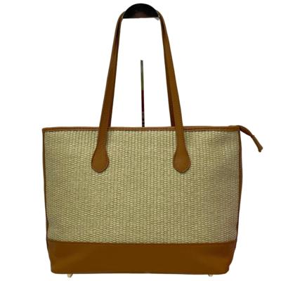 BAGOO e FI - Плетеная кожаная сумка-тоут 