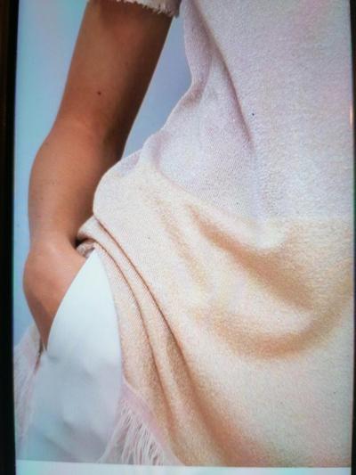 BANCHELLI - Poncho con frange chic 