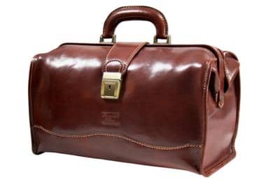 BARINDELLI e TREZZI - Borsa da medico in pelle 