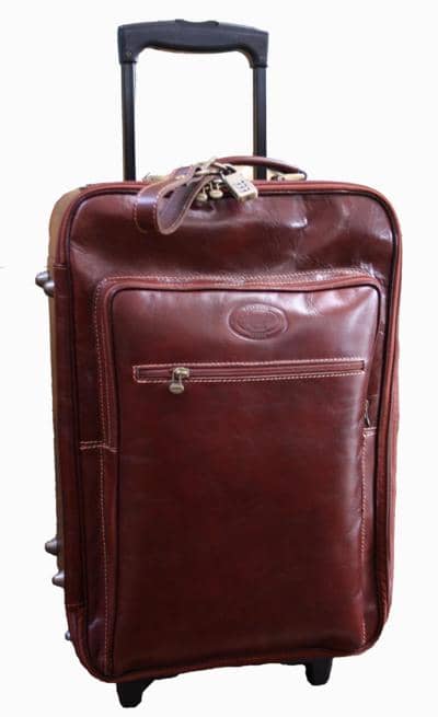 BARINDELLI e TREZZI - Borsa trolley in pelle 