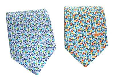 BARINDELLI e TREZZI - Corbatas con estampado floral 