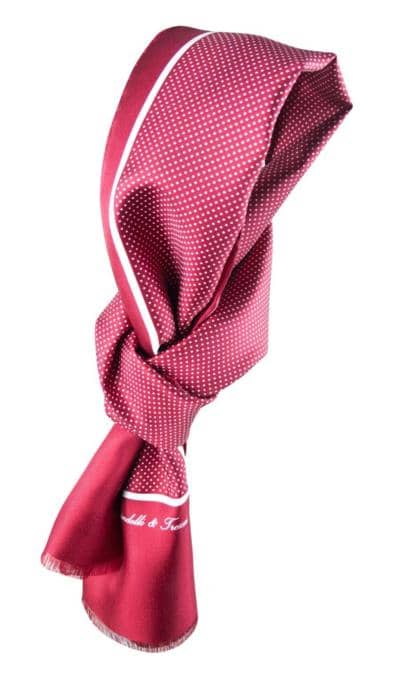 BARINDELLI e TREZZI - Sciarpa da uomo in seta 