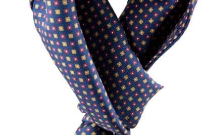 BARINDELLI e TREZZI - Lenço de seda homem 