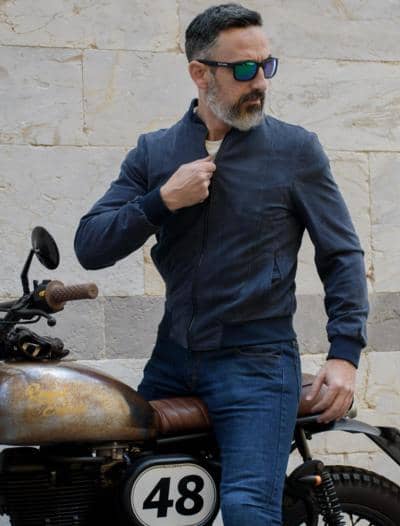 MASSIMO ROMOLINI - TRENDY NABUK BOMBER 