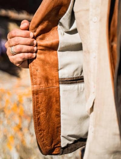 MASSIMO ROMOLINI - LUXURY NABUK BLAZER 