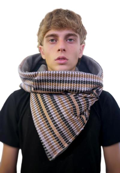 BEATMADE - Écharpe drapée à capuche 