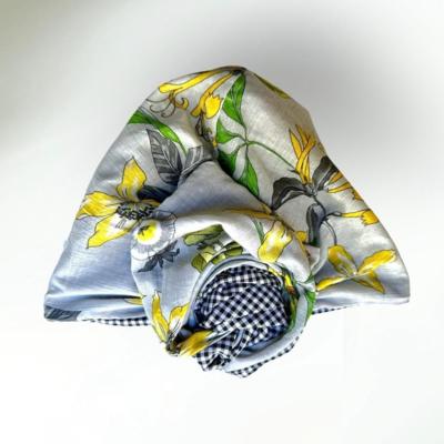 Made in Italy floral silk scarf wholesale for resellers
