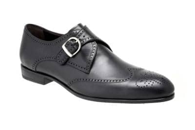 BELLESI - monk strap brouge 