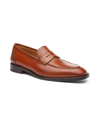 BELLESI - Tan Leather Loafer