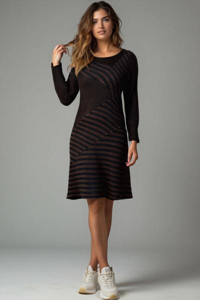 Vestito a righe made in Italy per rivenditori all'ingrosso