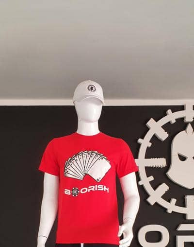 BOORISH GANG STYLE - T-SHIRT STAMPA POKER 