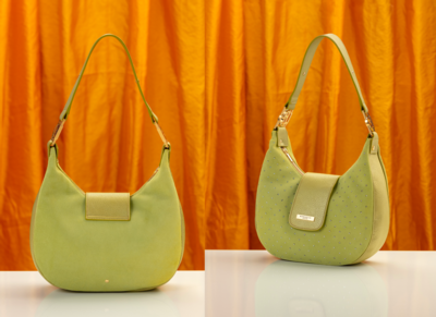 BORSELLA DESIGN - Sage Hobo Shoulder Bag