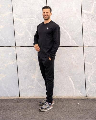 BRESSAN FASHION GROUP - Stilvoller schwarzer Trainingsanzug 