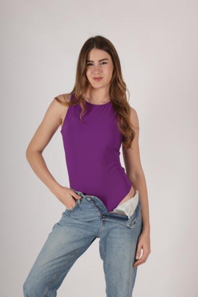 BRILLA - Violet Sleeveless Bodysuit