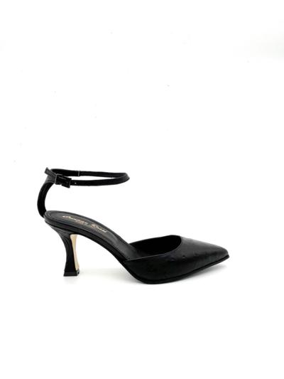Black Italian high heel sandal for resellers wholesale