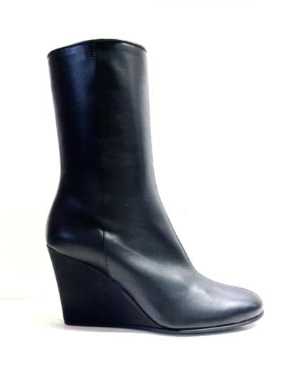 ALBERT - сапоги на танкетке и молнии 