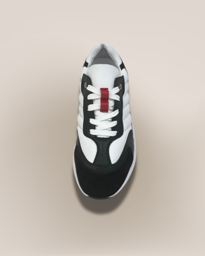 White black Italian sneaker for resellers wholesale