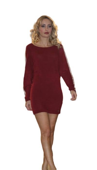 SOVRANO TRICOT - Элегантное красное платье 