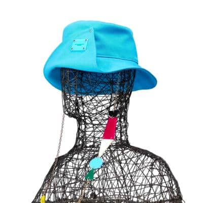 CARLO FORTI - Холщовая шляпа-ведро 