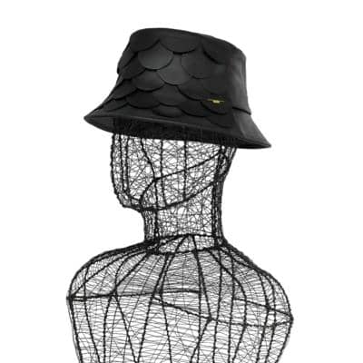 CARLO FORTI - Панама из кожи наппа 