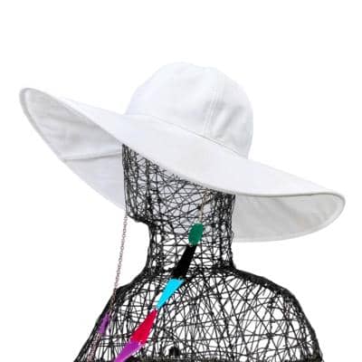 CARLO FORTI - парусиновая шляпа с клапаном 