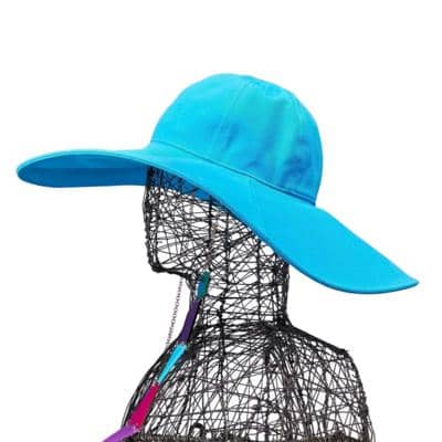 CARLO FORTI - парусиновая шляпа с клапаном 