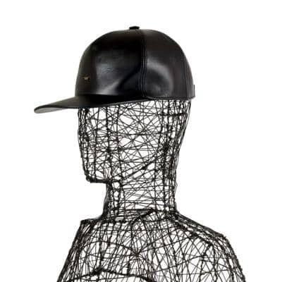 CARLO FORTI - Кожаная бейсболка 