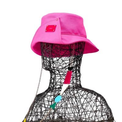 CARLO FORTI - Холщовая шляпа-ведро 