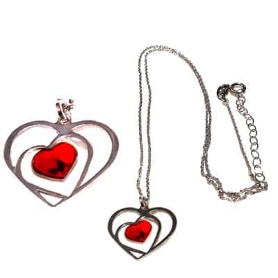 CAVAS - Collana con 3 cuori