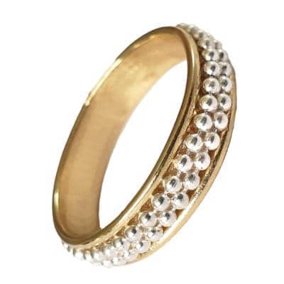 CAVAS - Anello a fascia dorato