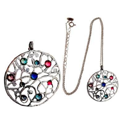 CAVAS - Collana pendente e pietre