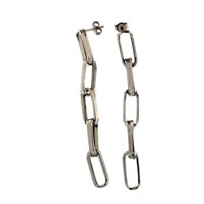 CAVAS - Orecchini a maglie rettangolari