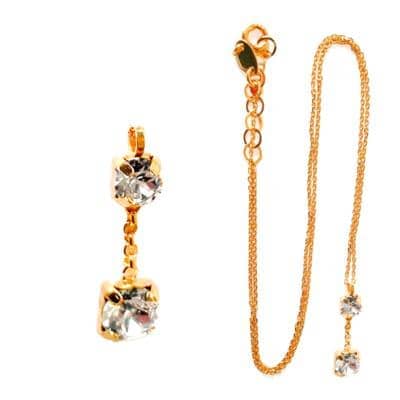 CAVAS - Collana argento dorato