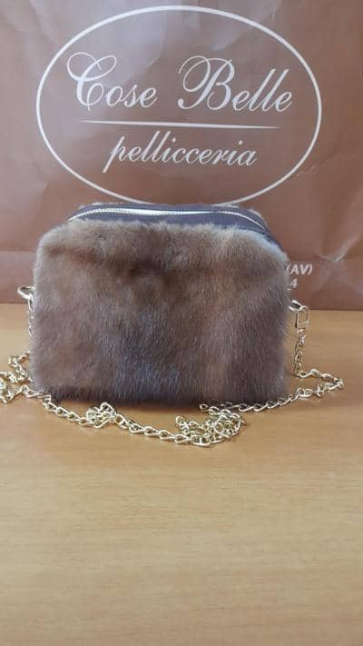 COSE BELLE - Элегантная меховая сумочка 