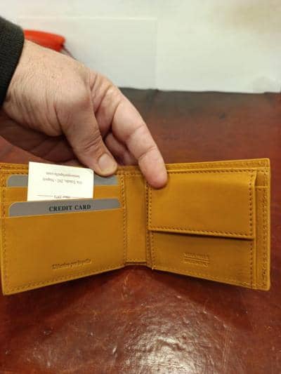 COSE BELLE - Carteira de couro elegante 