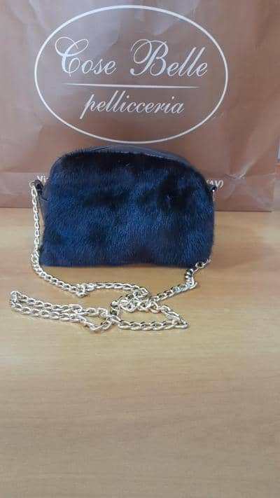 COSE BELLE - Элегантная меховая сумка 