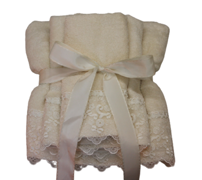 CREAZIONI ARTISTICHE - JUEGO DE TOALLAS 3 