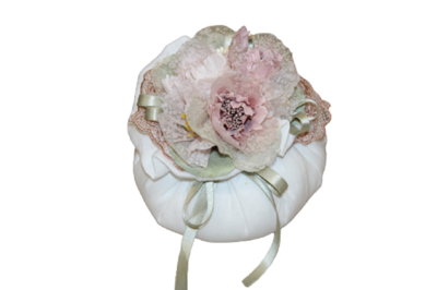 CREAZIONI ARTISTICHE - PUF CON FLORES 