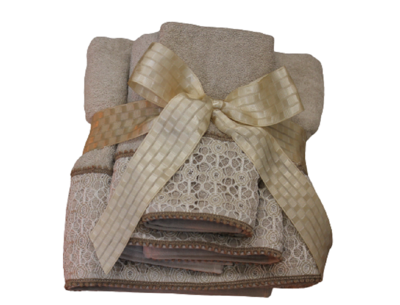 CREAZIONI ARTISTICHE - Conjunto de toalhas 3 pcs 