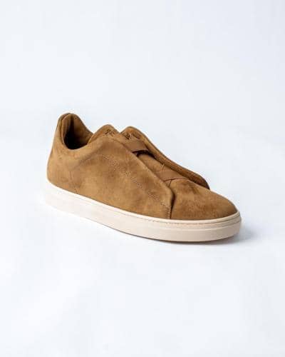 Italian suede sneakers for resellers