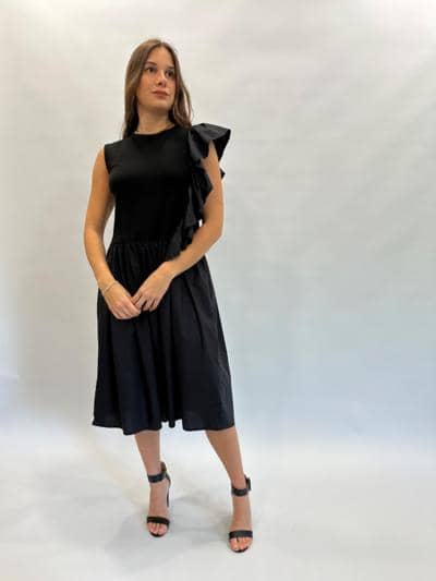 DANIELA G - Black Dress with ruffle